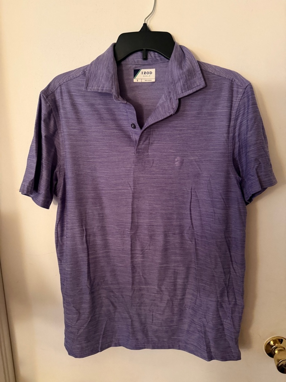IZOD Lavender Heather Short-Sleeve Polo